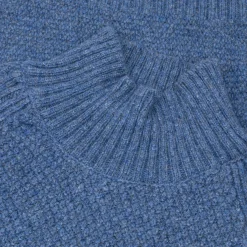 Urberg Moss Knit Sweater Wmn Blue Melange