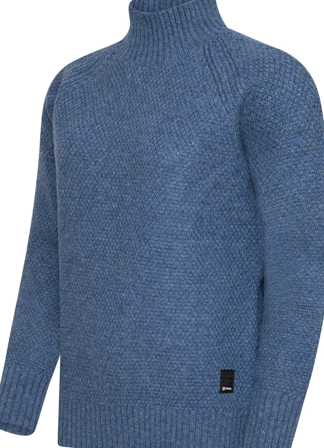 Urberg Moss Knit Sweater Wmn Blue Melange