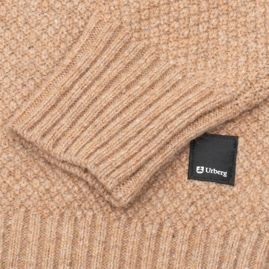 Urberg Moss Knit Sweater Wmn Beige
