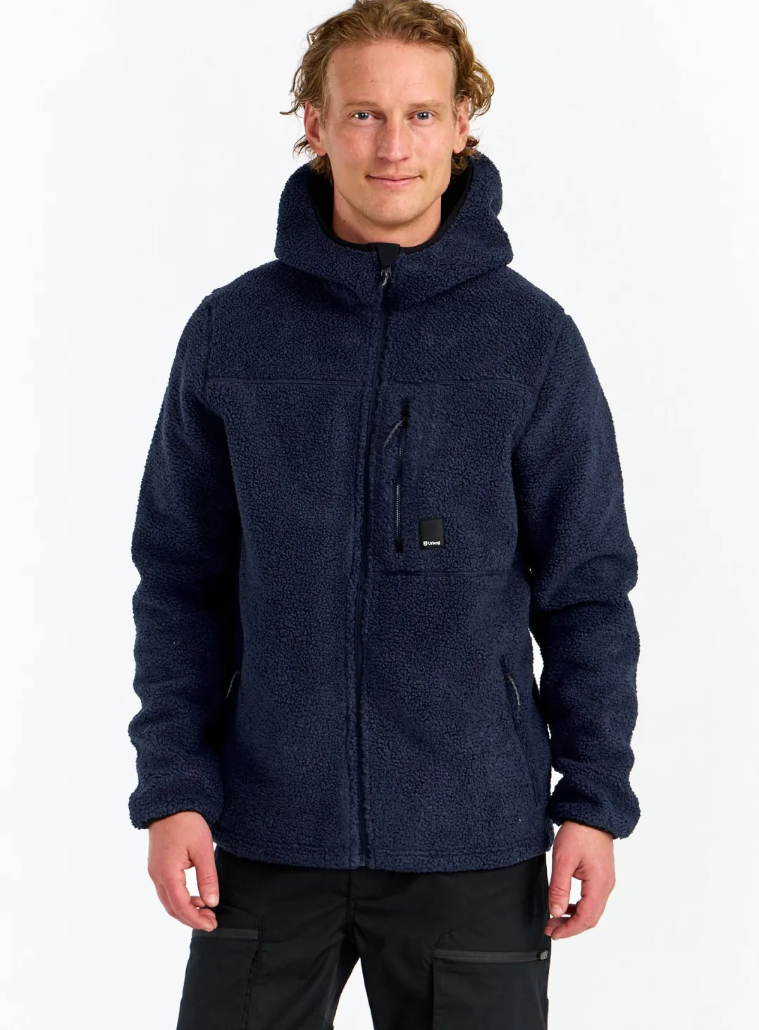Urberg Pile Hoodie Men Dark Navy