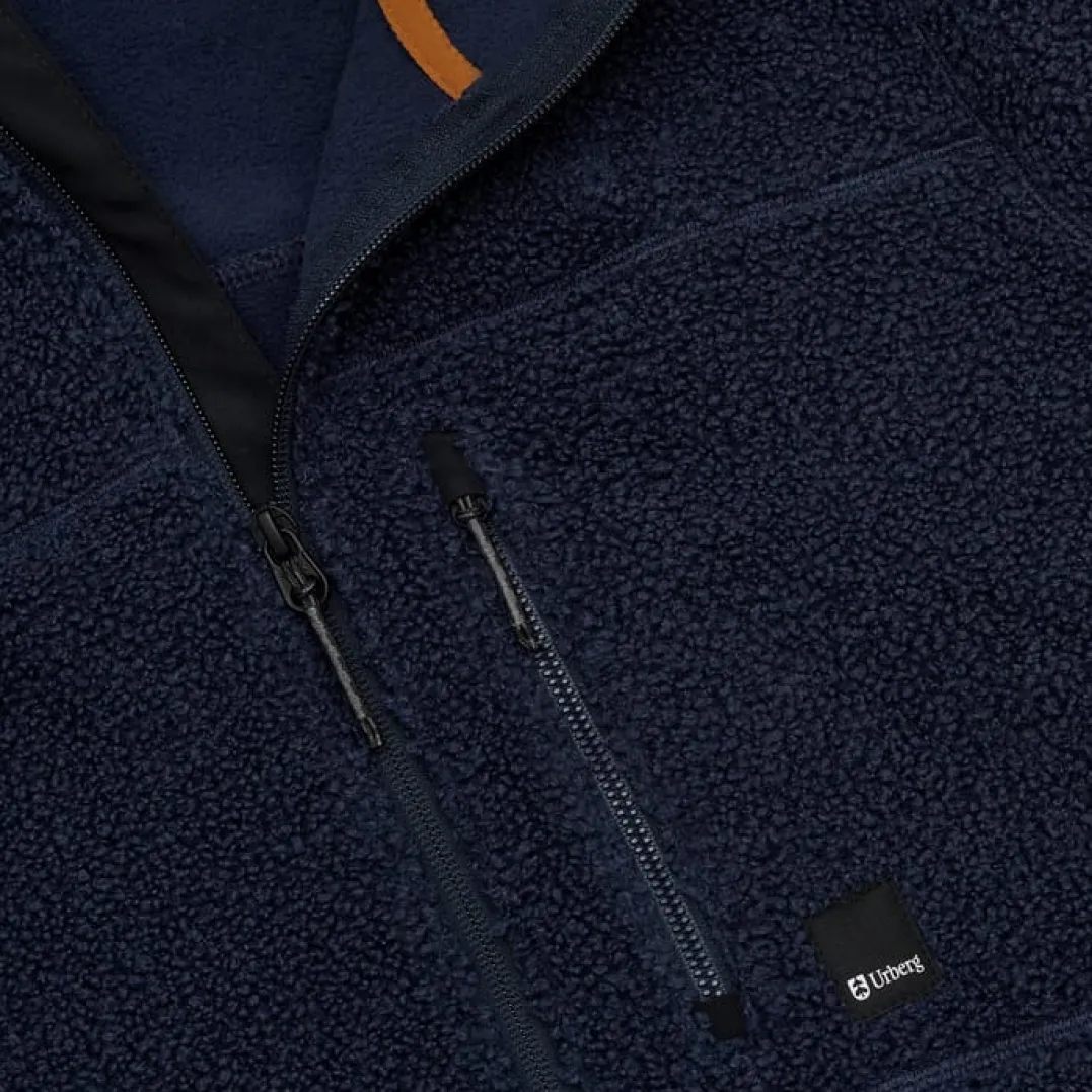 Urberg Pile Hoodie Men Dark Navy