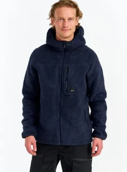 Urberg Pile Hoodie Men Dark Navy