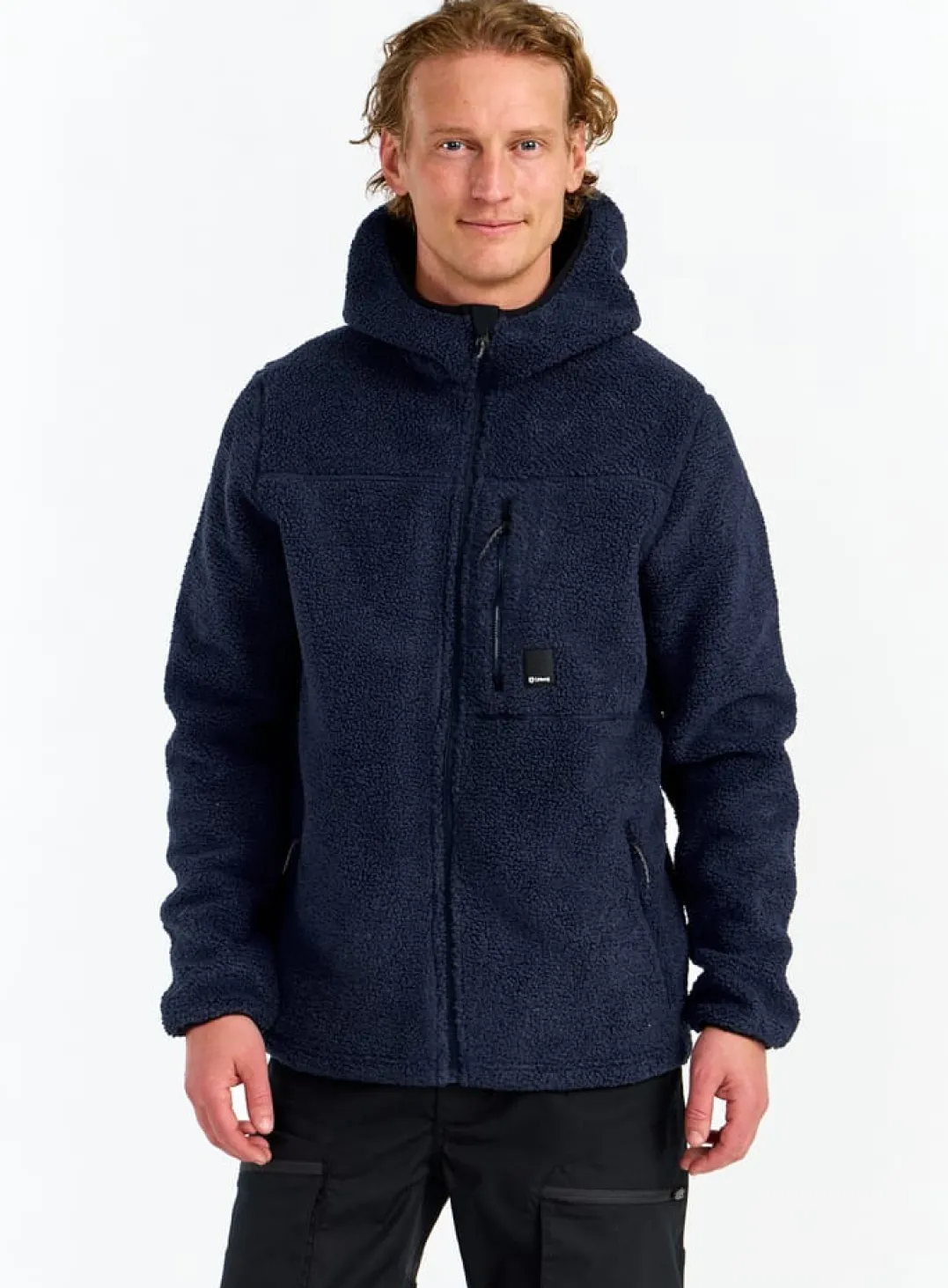 Urberg Pile Hoodie Men Dark Navy