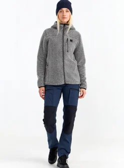 Urberg Pile Hoodie Wmn Black Beauty