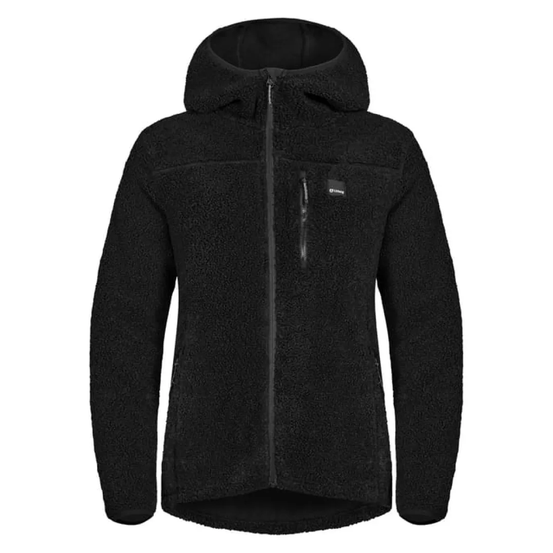 Urberg Pile Hoodie Wmn Black Beauty