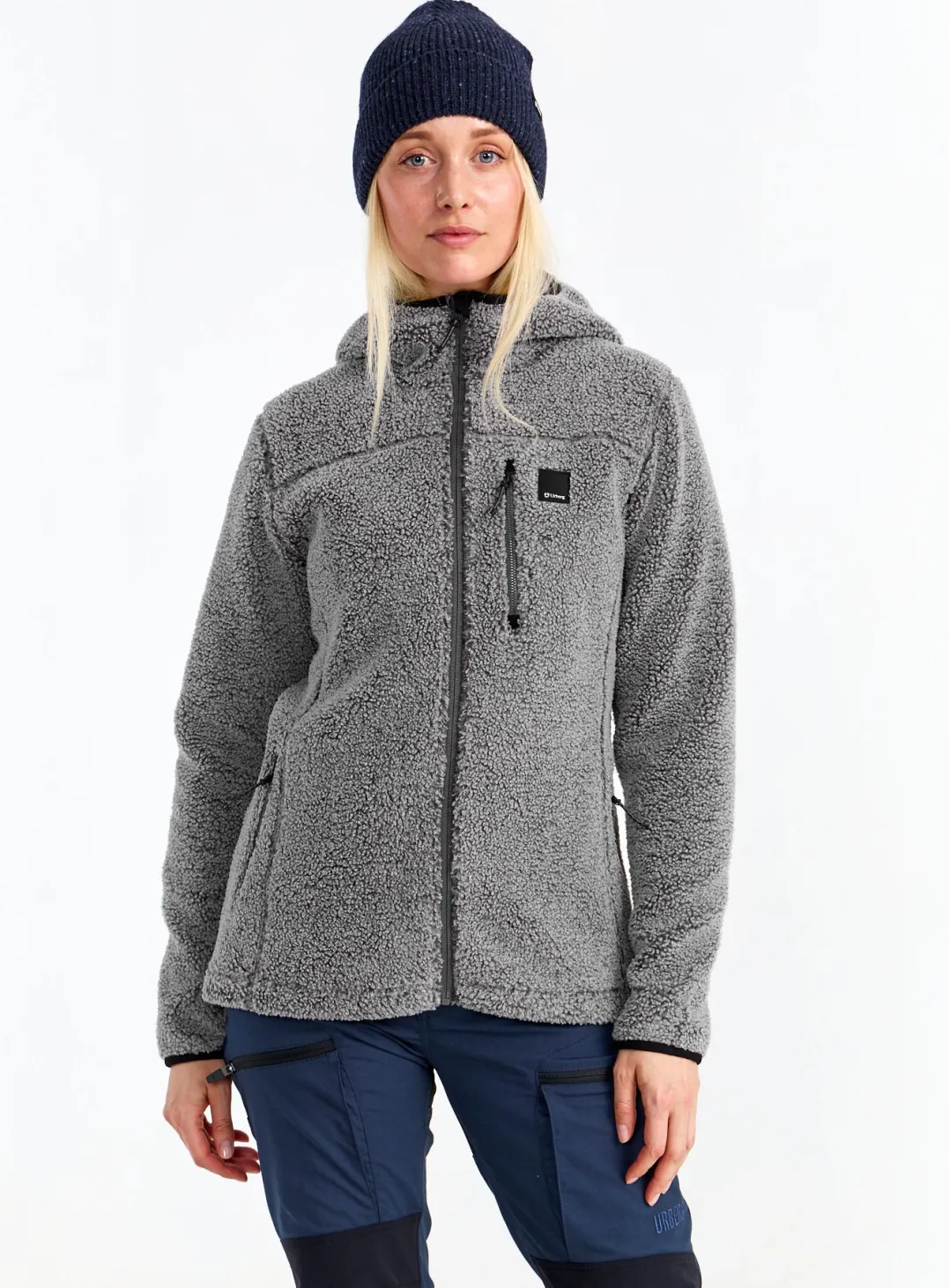 Urberg Pile Hoodie Wmn Black Beauty