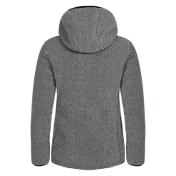 Urberg Pile Hoodie Wmn Grey Melange
