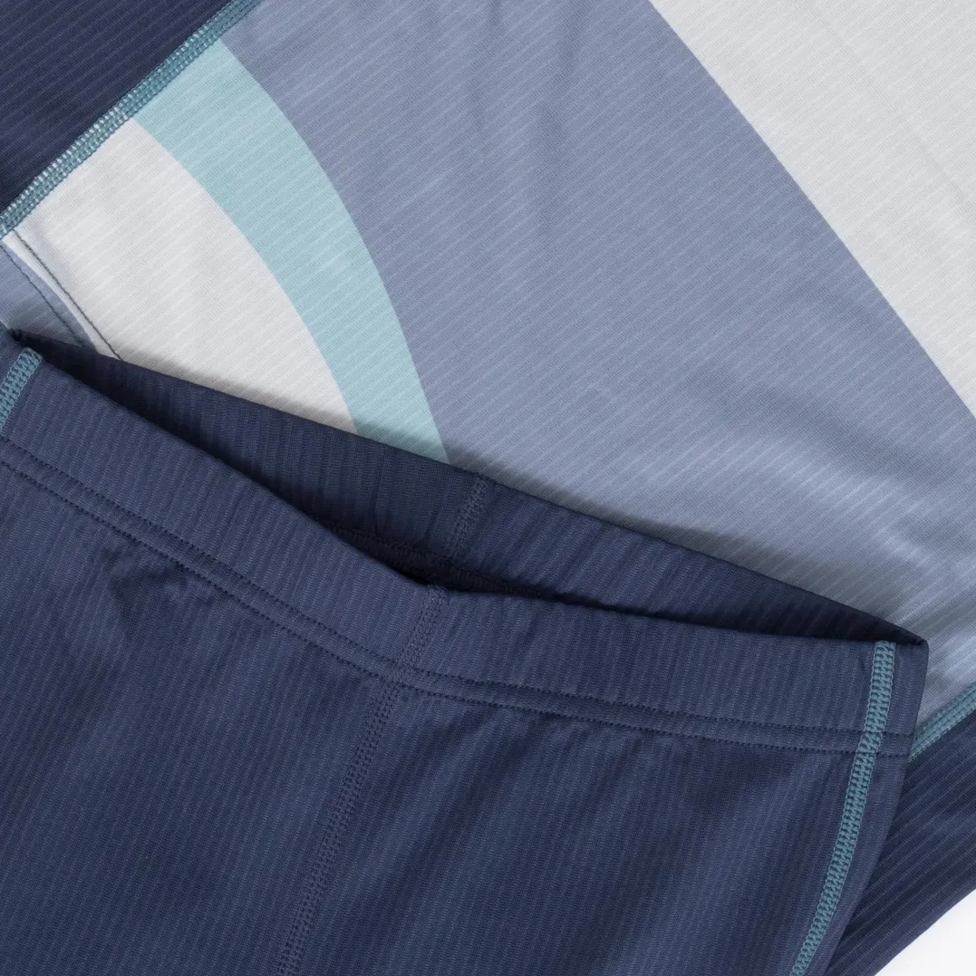 Urberg Printed Base Layer Set Jr Blue Aop