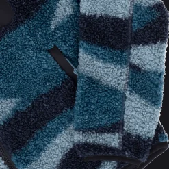 Urberg Printed Pile Fleece Jacket Jr Blue Aop