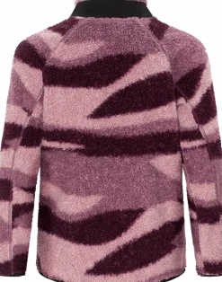Urberg Printed Pile Fleece Jacket Jr Pink Aop