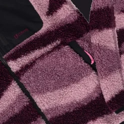 Urberg Printed Pile Fleece Jacket Jr Pink Aop