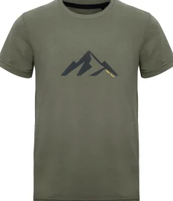 Urberg Printed Tree Tee Jr Dusty Olive