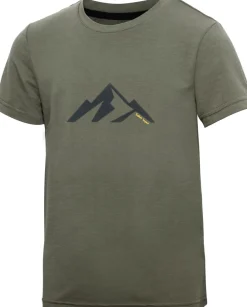 Urberg Printed Tree Tee Jr Dusty Olive