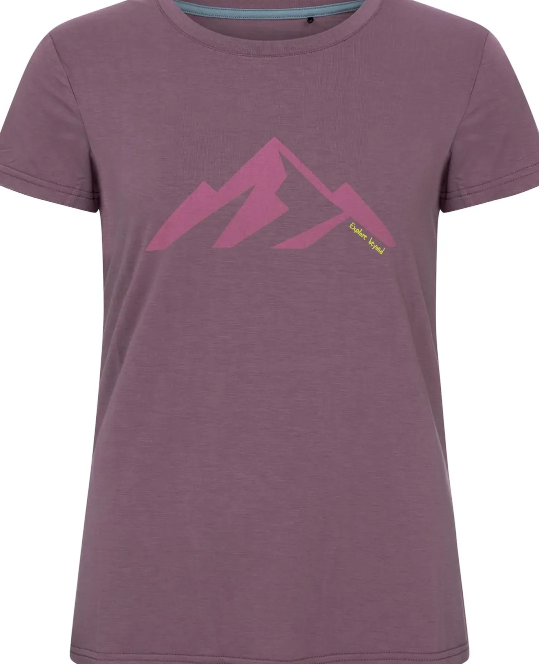 Urberg Printed Tree Tee Wmn Arctic Dusk