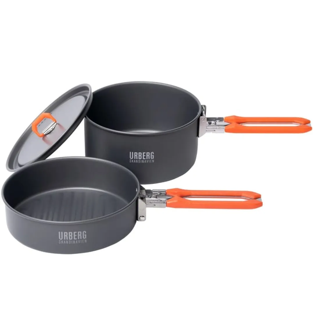 Urberg Rogen 2 Person Cookware Silver