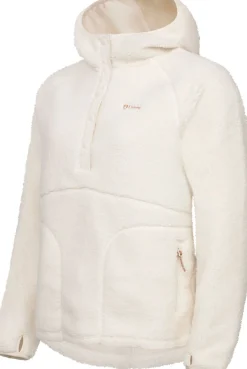 Urberg Soft Pile Fleece Hoodie Wmn Cloud Dancer