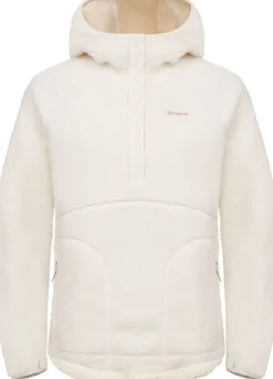 Urberg Soft Pile Fleece Hoodie Wmn Cloud Dancer
