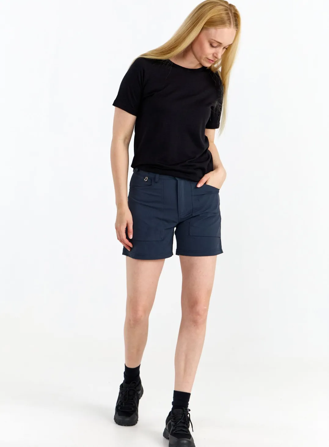 Urberg Stretch Light Shorts Wmn Blue Nights