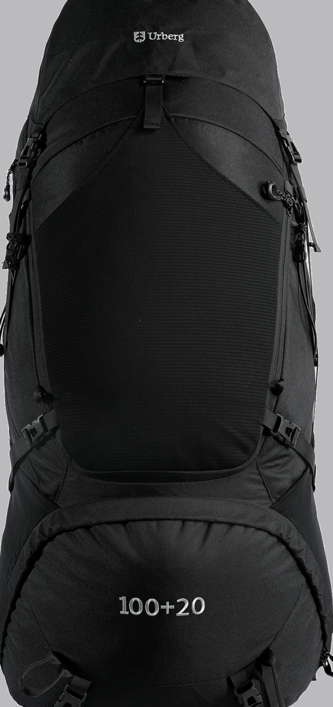 Urberg Trekking Backpack 100l+20l Black
