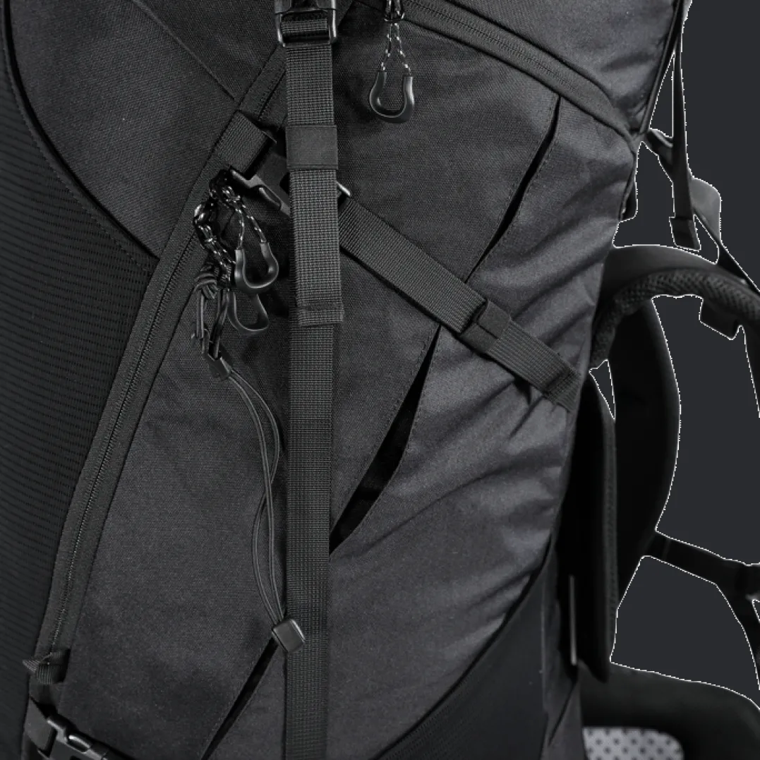 Urberg Trekking Backpack 100l+20l Black