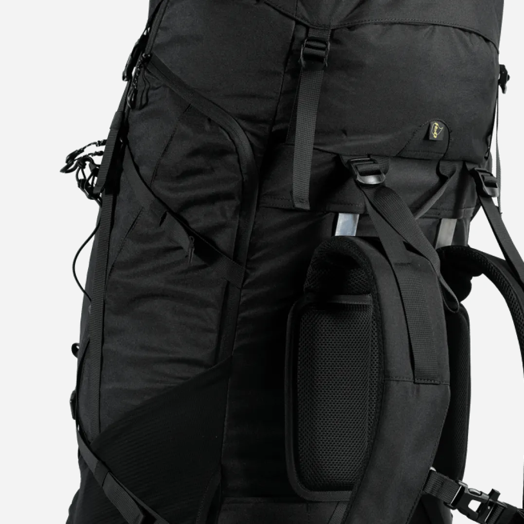 Urberg Trekking Backpack 100l+20l Black