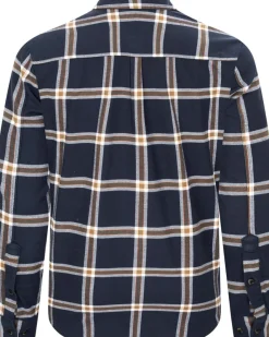 Urberg Two Pocket Flanell Shirt Men Blue Nights/deep Lichen Green