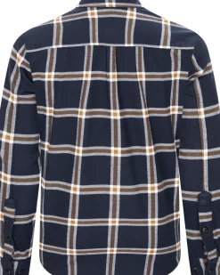Urberg Two Pocket Flanell Shirt Men Blue Nights/deep Lichen Green