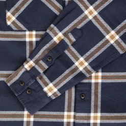 Urberg Two Pocket Flanell Shirt Men Blue Nights/deep Lichen Green