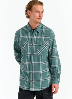Urberg Two Pocket Flanell Shirt Men Blue Nights/deep Lichen Green