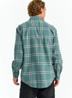 Urberg Two Pocket Flanell Shirt Men Blue Nights/deep Lichen Green