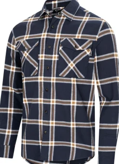 Urberg Two Pocket Flanell Shirt Men Blue Nights/deep Lichen Green