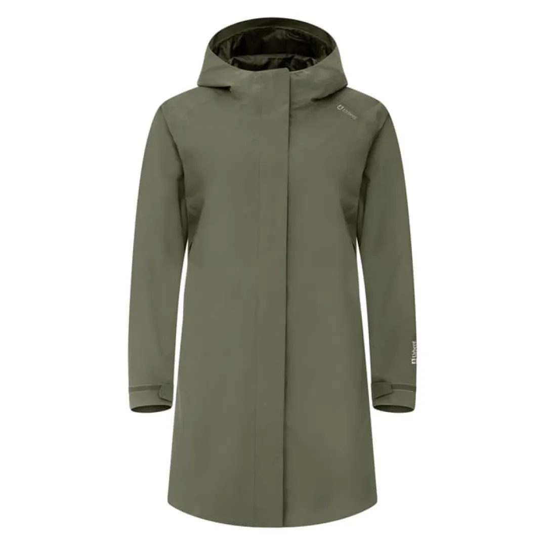Urberg Women's 2L Rain Coat Deep Lichen Green