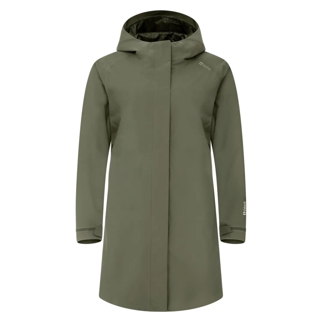 Urberg Women's 2L Rain Coat Deep Lichen Green