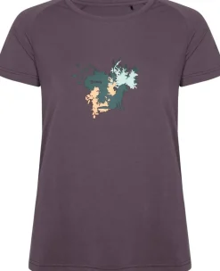 Urberg Women's Printed Tree Tee Huckleberry