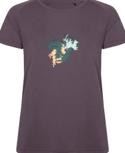 Urberg Women's Printed Tree Tee Huckleberry