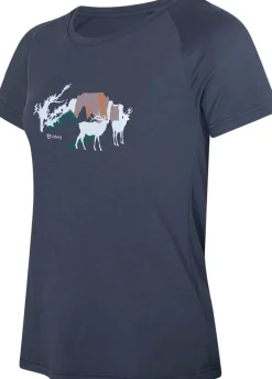 Urberg Women's Printed Tree Tee Blue Nights