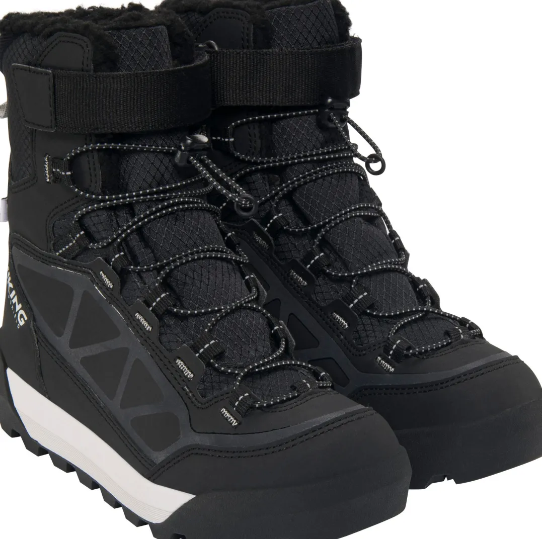 Viking Footwear Juniors Constrictor Warm Sc Waterproof 1v Sl Black