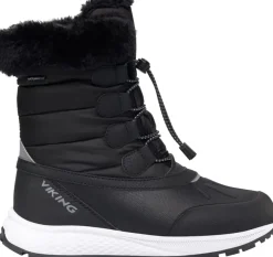 Viking Footwear Juniors' Equip Warm Waterproof Zip Black/Granite