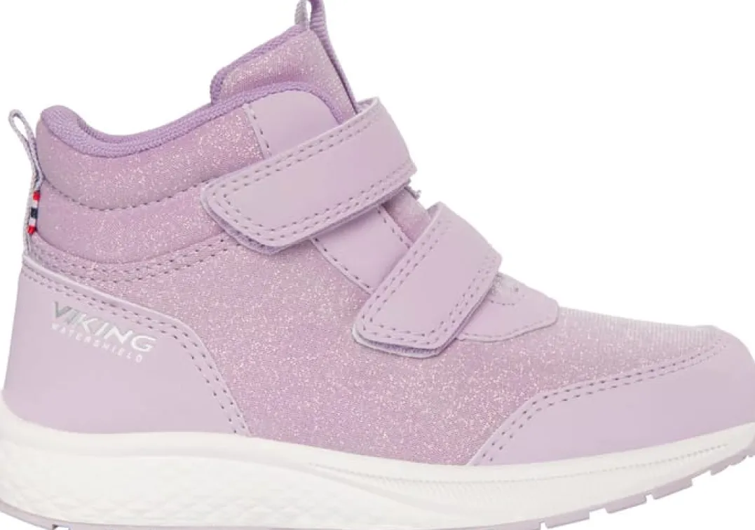 Viking Footwear Kid's Bouncy Glitter Mid Wp 2v Lilac