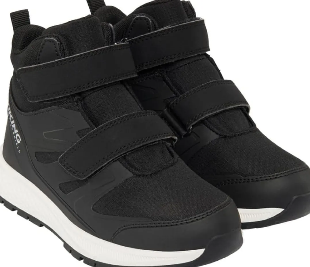 Viking Footwear Kids' Equip Mid Waterproof 2V Black