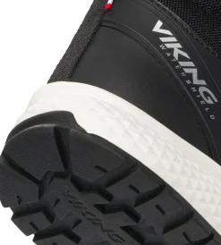 Viking Footwear Kids' Equip Mid Waterproof 2V Black