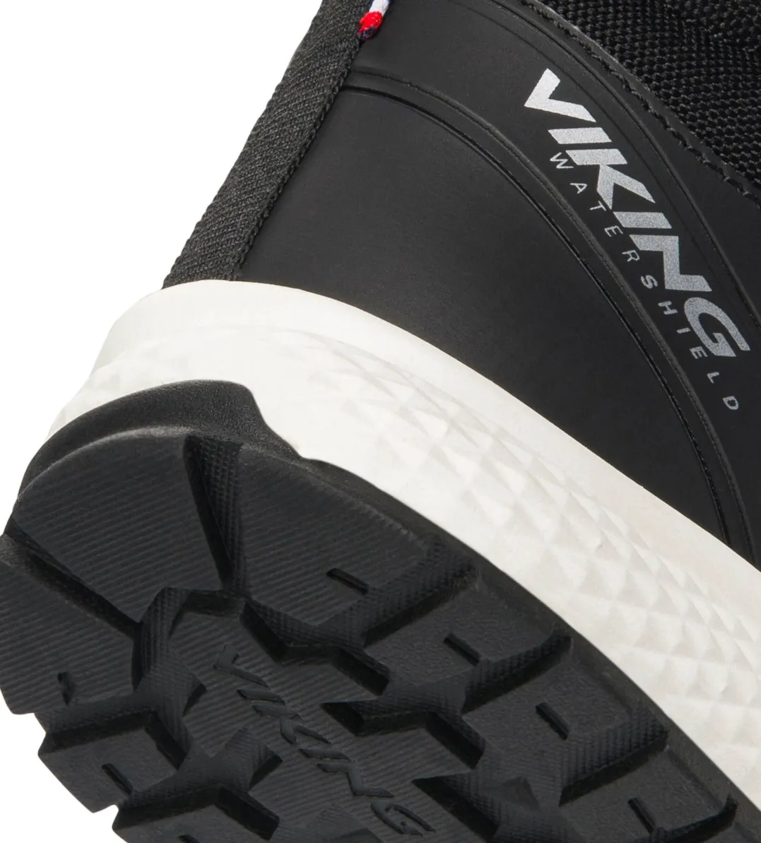 Viking Footwear Kids' Equip Mid Waterproof 2V Black