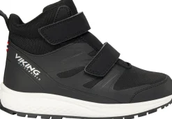 Viking Footwear Kids' Equip Mid Waterproof 2V Black