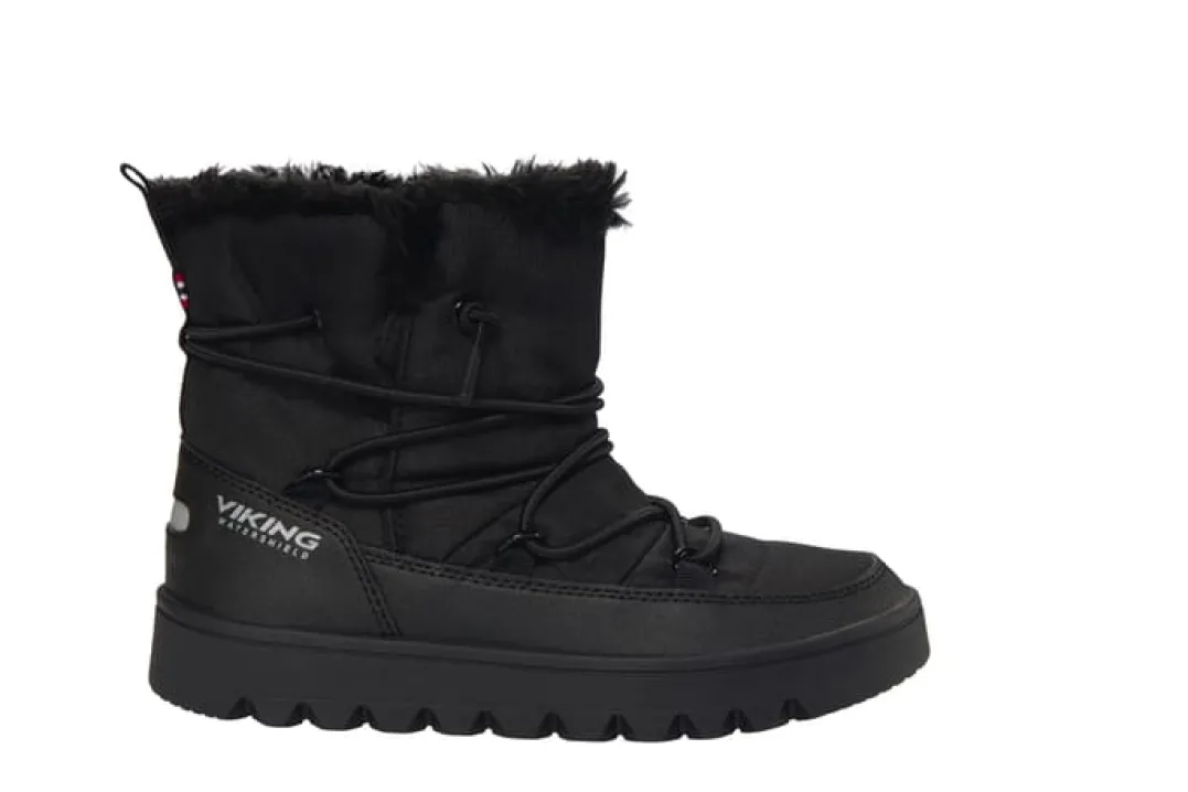 Viking Footwear Snowflake Warm Wp Sl Black