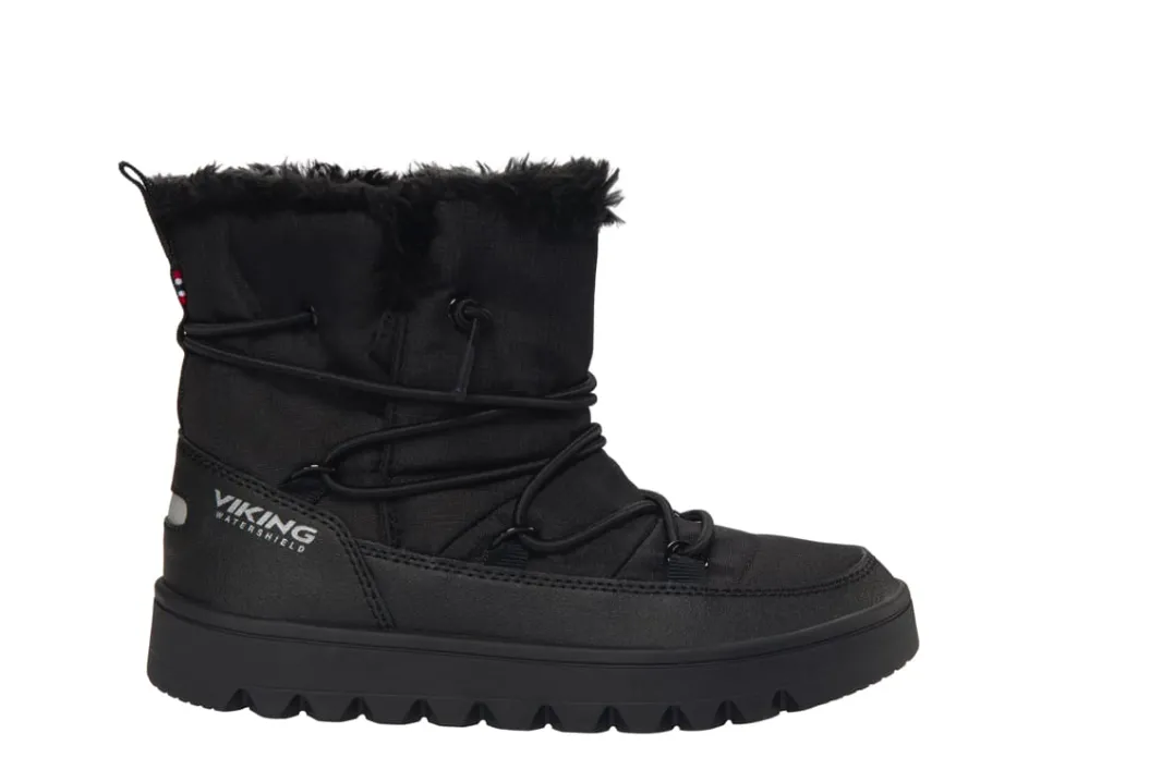 Viking Footwear Snowflake Warm Wp Sl Black