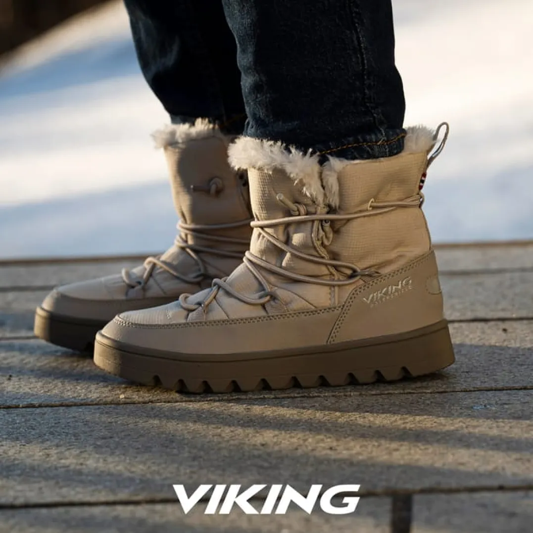 Viking Footwear Snowflake Warm Wp Sl Black