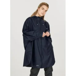 Weather Report Flame W PU Rain Poncho W-PRO 5000 Navy