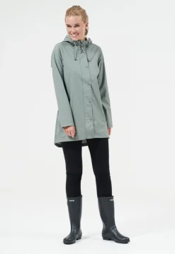 Weather Report Petra W Rain jacket Agave Green