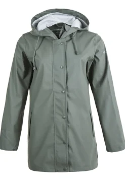 Weather Report Petra W Rain jacket Agave Green