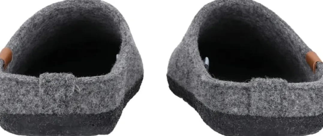 Whistler Tapai Uni Felt Slipper Dark Grey Melange